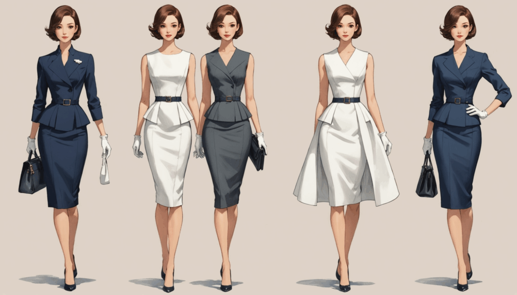 骨格ウェーブの女性のシルエットを描いたイラスト。細い上半身とくびれたウエスト、ふっくらした下半身が特徴で、ダイエットや食事に関心のある方におすすめ。