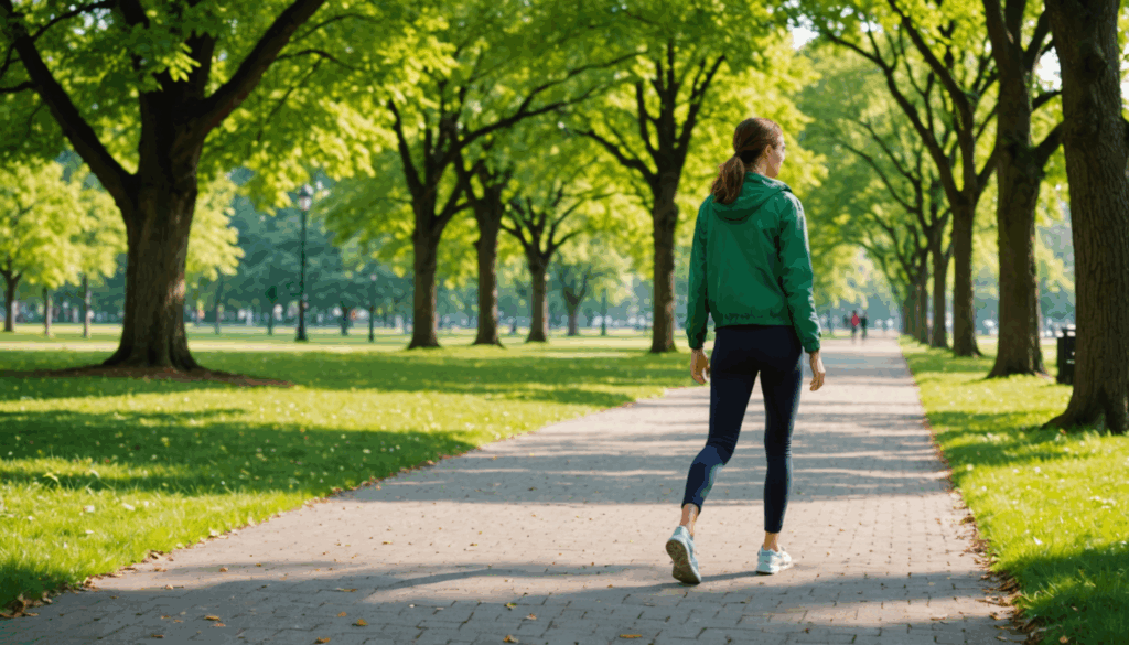 体重の停滞期を示す画像。体重計の前でフラストレーションを感じている人物と、エネルギーの摂取と消費を表す天秤が描かれています。ダイエットの過程での重要な段階を表現しています。