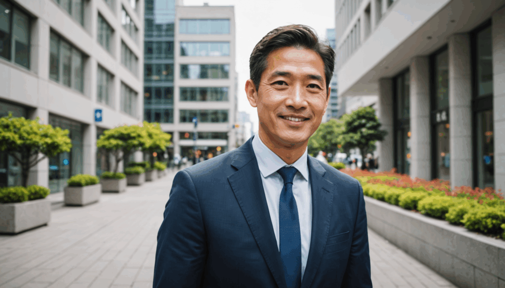 明るく刺激的な環境で、退職理由やキャリア成長、新たな機会について話し合う様子。円満退職に向けたスムーズな伝え方が重要です。