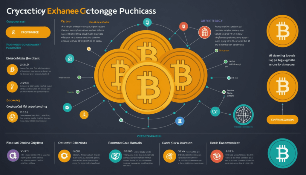 仮想通貨の購入方法を示すインフォグラフィックで、取引所と販売オフィスの違いやメリット・デメリットを視覚的に表現しています。