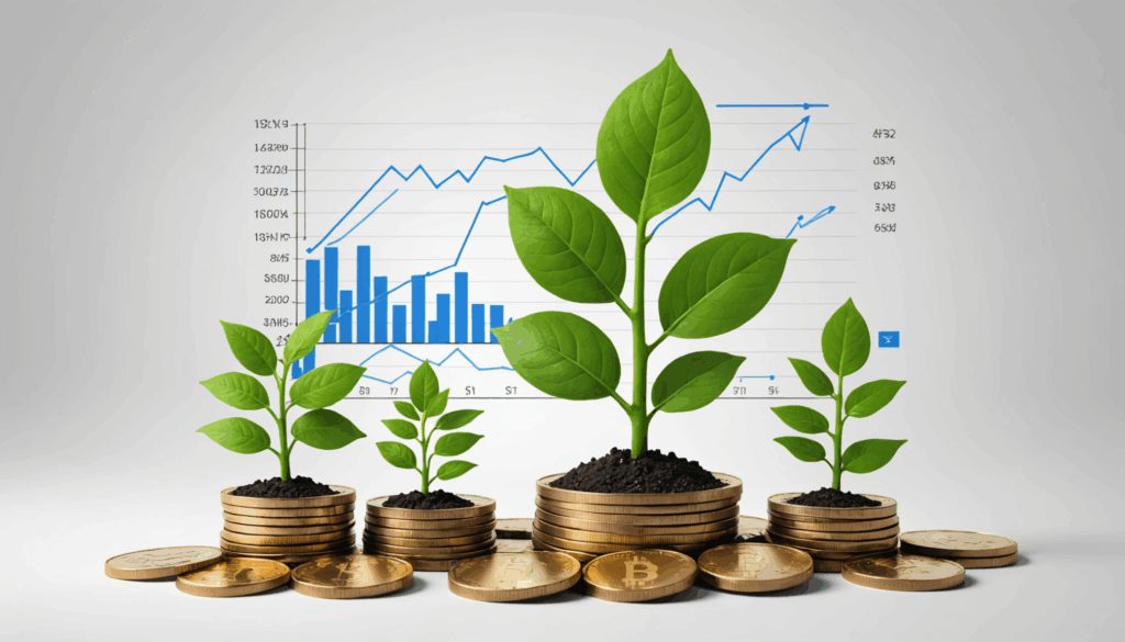 カラフルで面白いガジェットの写真。ストレス解消のためのユニークなデザインが施されたデバイスが、柔らかな光の中で現代的なオフィスデスクに置かれている様子。