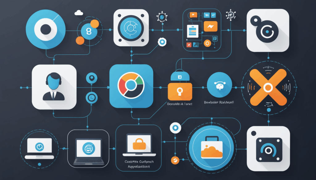 色とりどりのエネルギー場を抽象的に表現した画像で、波長が合わないエネルギーの相互作用を視覚化しています。