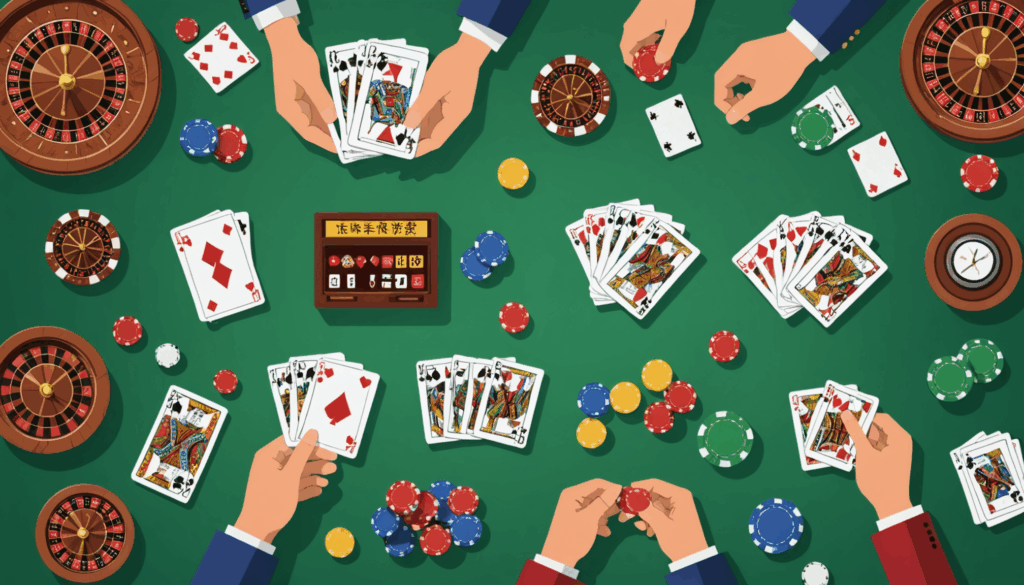 自己反省と成長をテーマにした抽象的なイラストで、静かな環境で自分のスキルや強みを考えている人物が描かれ、キャリアアップや分析を象徴する要素が含まれています。