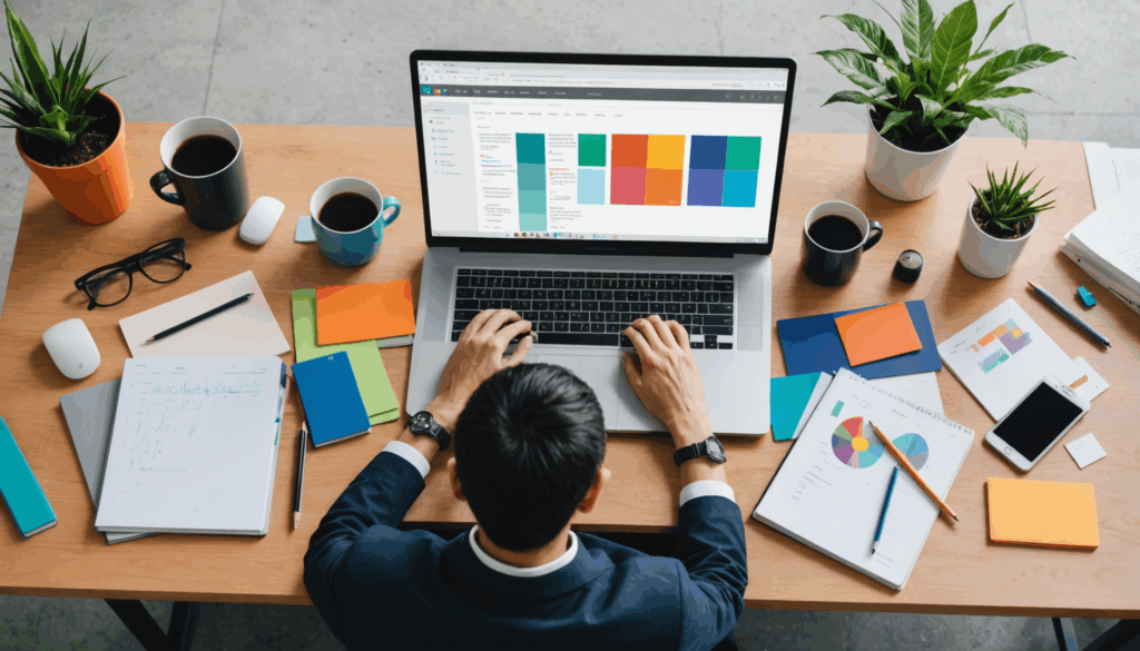 北海道の冬景色の写真。雪に覆われた美しい風景と伝統的な日本建築が調和した様子で、国内旅行の魅力を伝えています