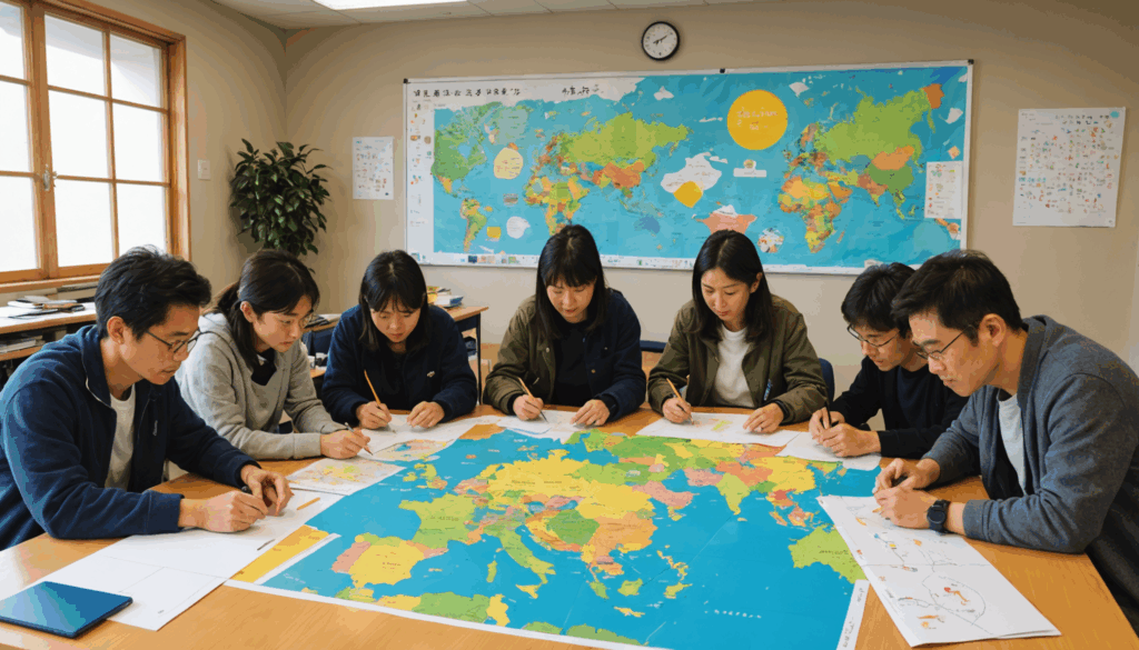 "1. スマートフォンを使いながら笑顔の若い日本人が、ポイ活のアプリアイコンに囲まれている様子。自宅での快適な雰囲気が感じられる。 2. スマートフォンでカジュアルゲームを楽しむ日本人が、ポイントや報酬のグラフィックに囲まれた明るいリビングでの様子。ポイ活の楽しさを表現している。 3. スマートフォンでギフトとポイントを交換している日本人が、現金やギフトカードなどの選択肢が並ぶ賑やかな雰囲気の中で楽しんでいる様子。ポイ活の魅力が伝わる。