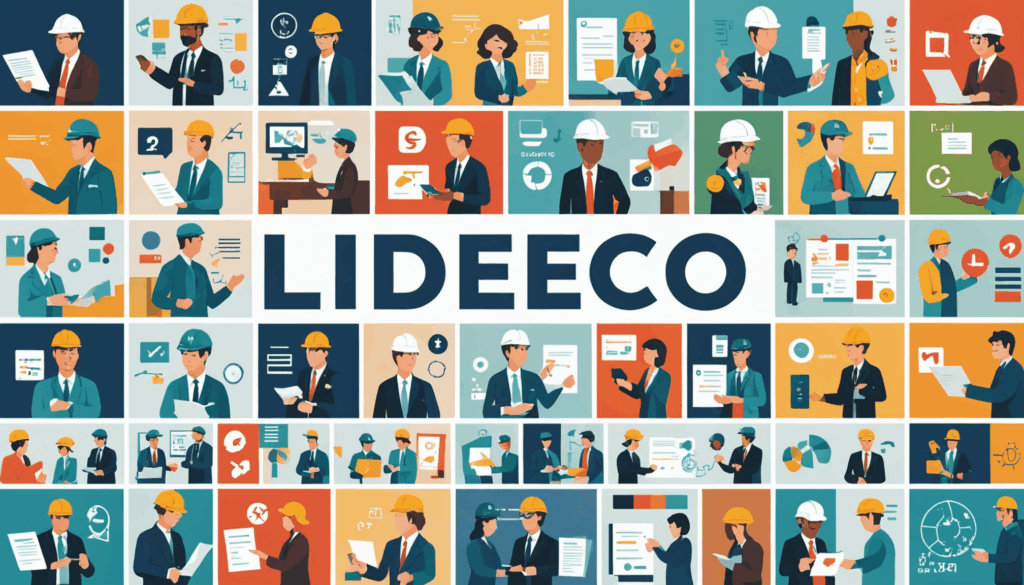 iDeCoの掛金に関する画像で、職業ごとの加入条件や上限を示す様子が描かれています。視覚障害者にも理解しやすいように、様々な金融機関や商品のアイコンが配置されています。